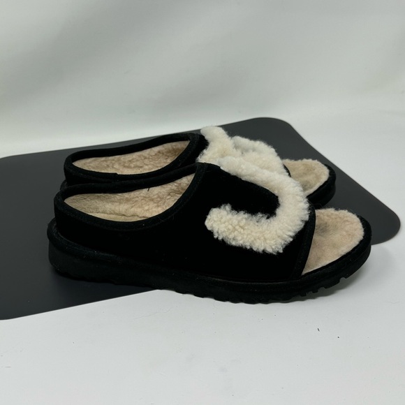 Ugg Shearling Lined Slipper Slides 1019730HBX Women’s Sz 6.5 - Picture 13 of 14